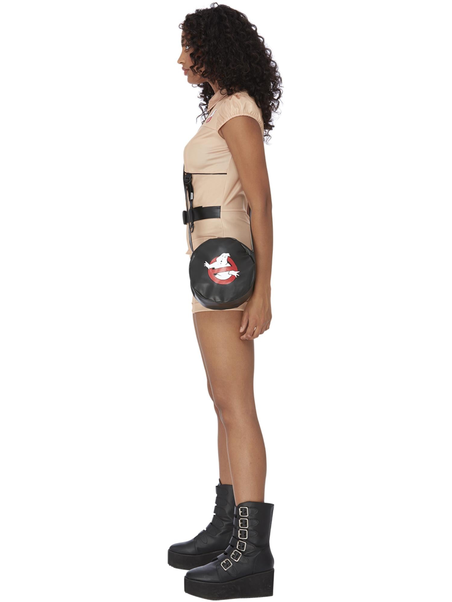 Smiffys Ghostbusters Hotpant Costume für Damen in Beige – Seitenansicht