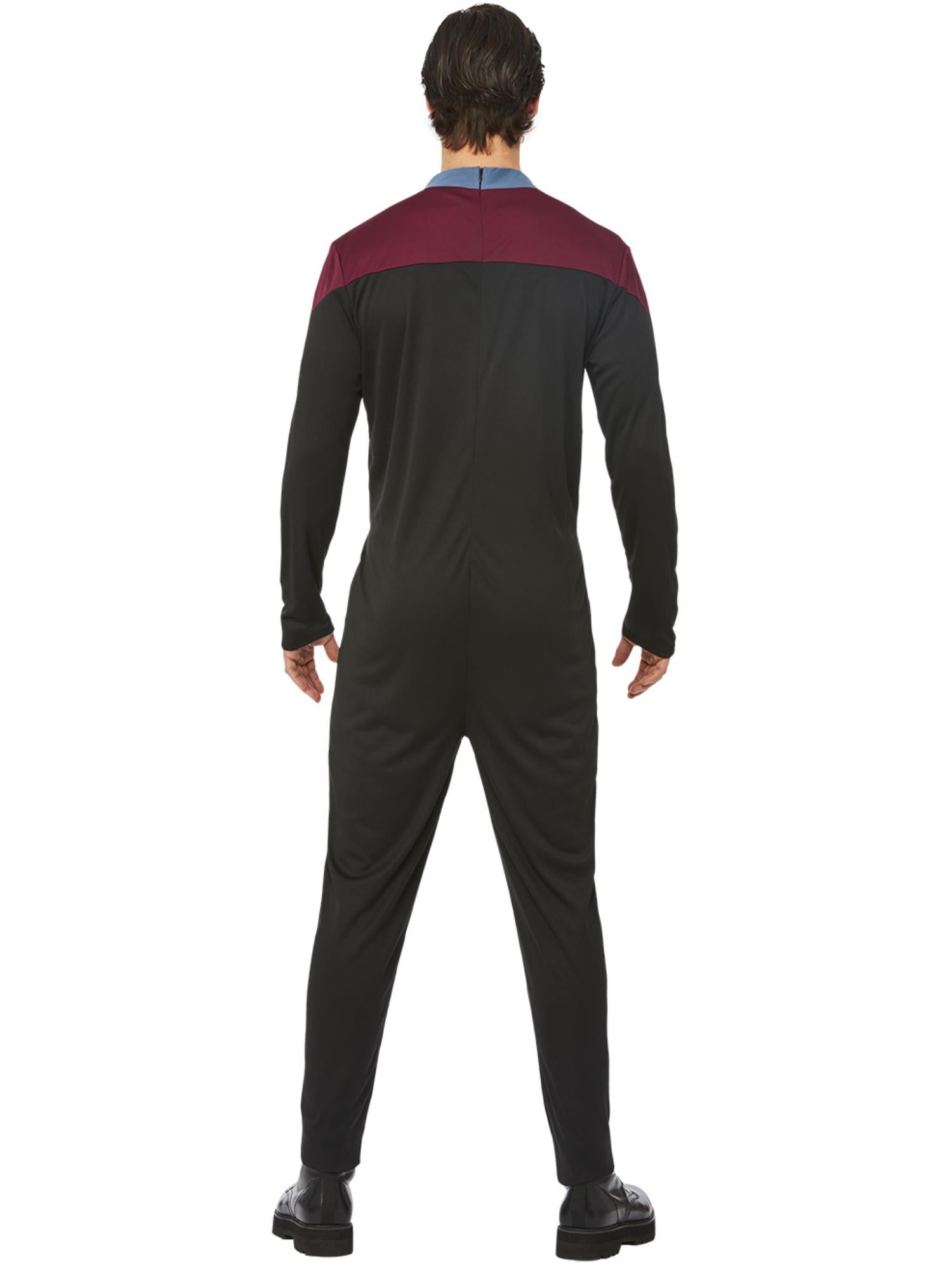 Smiffys Star Trek Voyager Command Uniform für Herren in Schwarz – Detailansicht