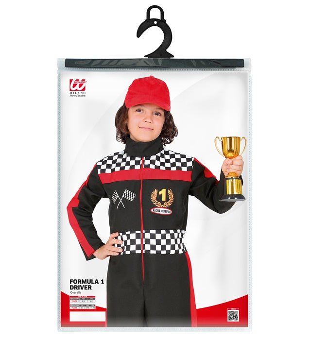 Rennfahrer Overall Kostüm für Fasnacht und Karneval in der Schweiz