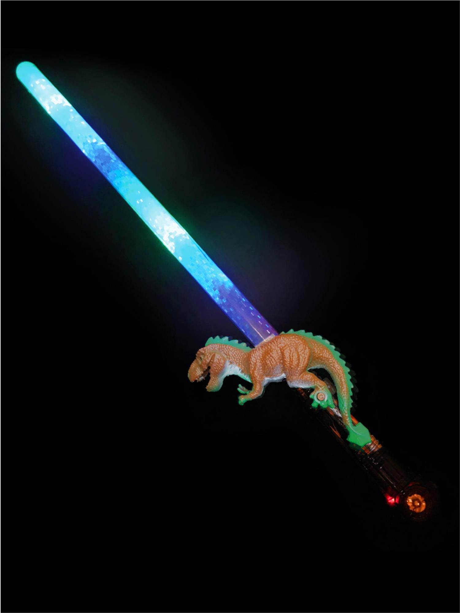 Smiffys LED-Dinosaurier-Schwert für Kinder, 58 cm, Multi