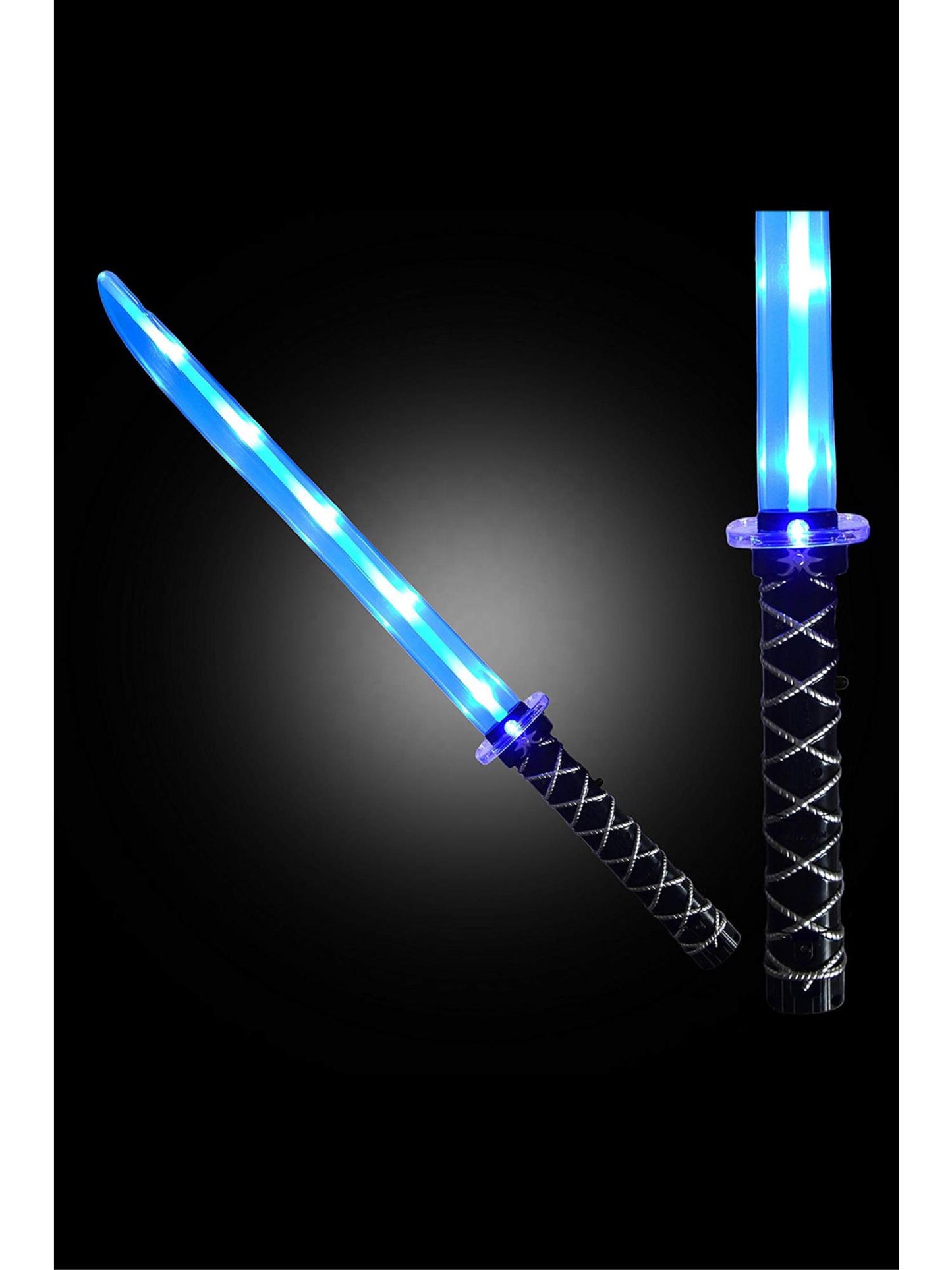 Smiffys LED-Ninjaschwert mit bewegungsaktivierten Sounds, 65 cm