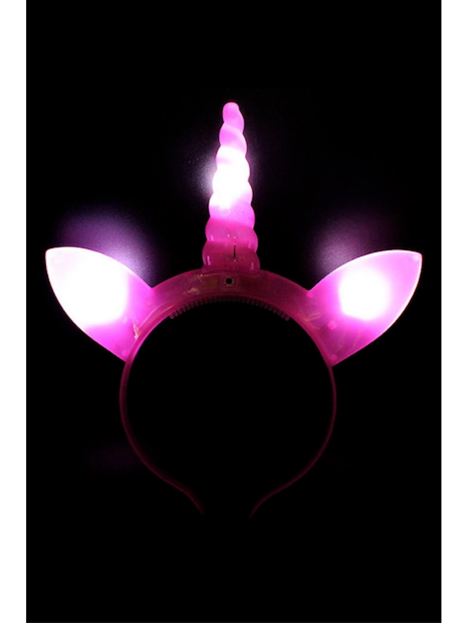 Smiffys LED-Einhorn-Haarreif für Kinder