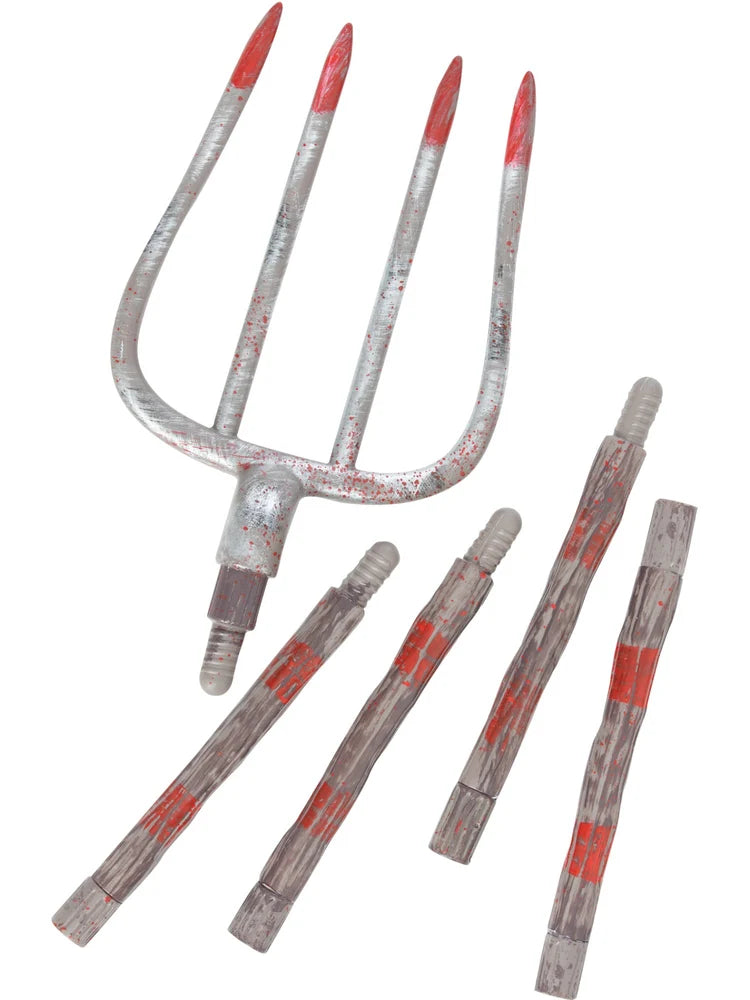 Kostüm Devil Extendable Bloody Pitchfork AC für Unisex