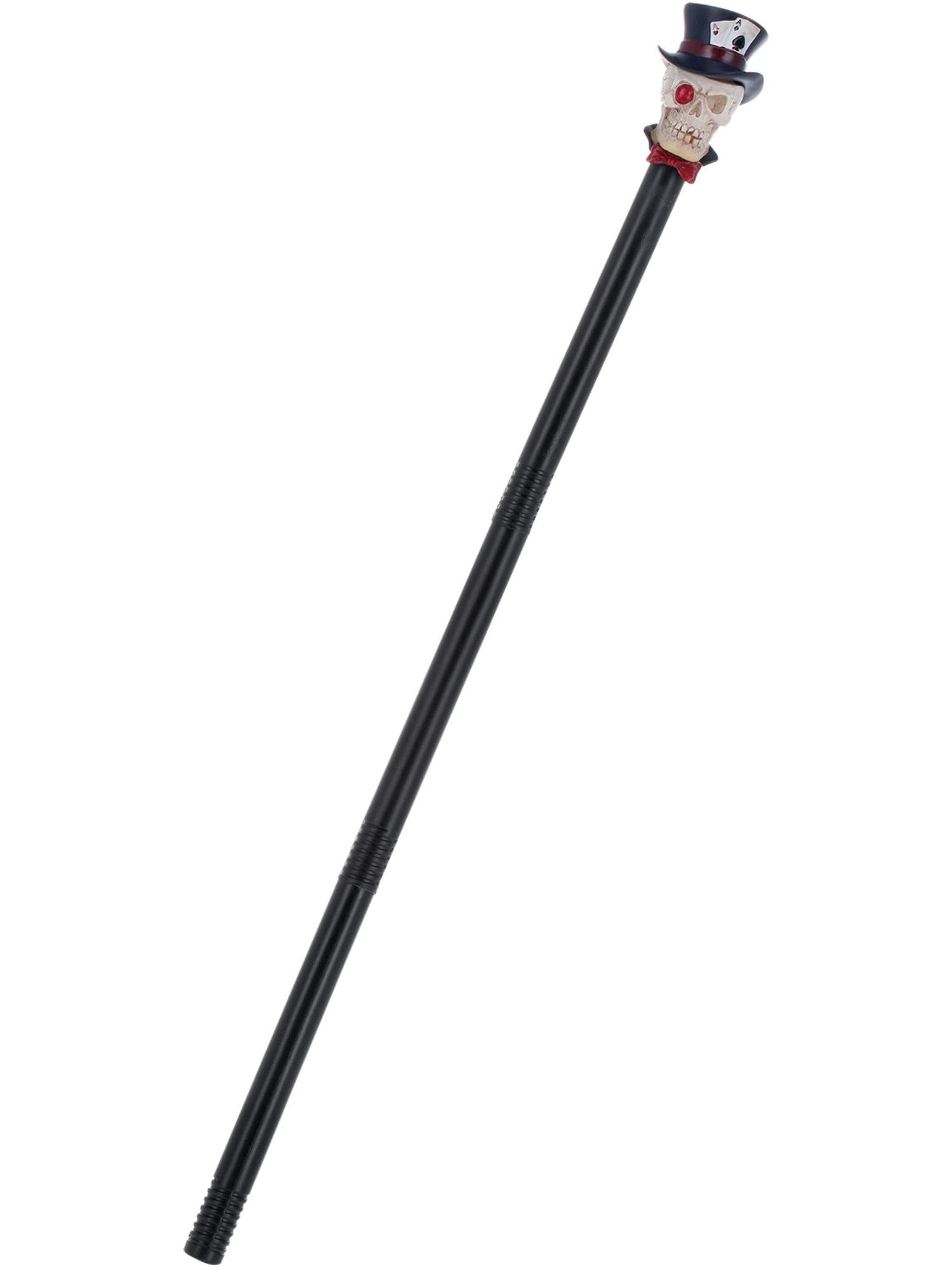 Smiffys ausziehbarer Voodoo-Schädelstock 88 cm