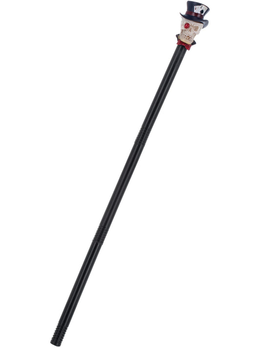 Smiffys ausziehbarer Voodoo-Schädelstock 88 cm