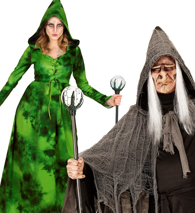 Magischer Stab 122 cm als Kostümzubehör für Fasnacht und Halloween