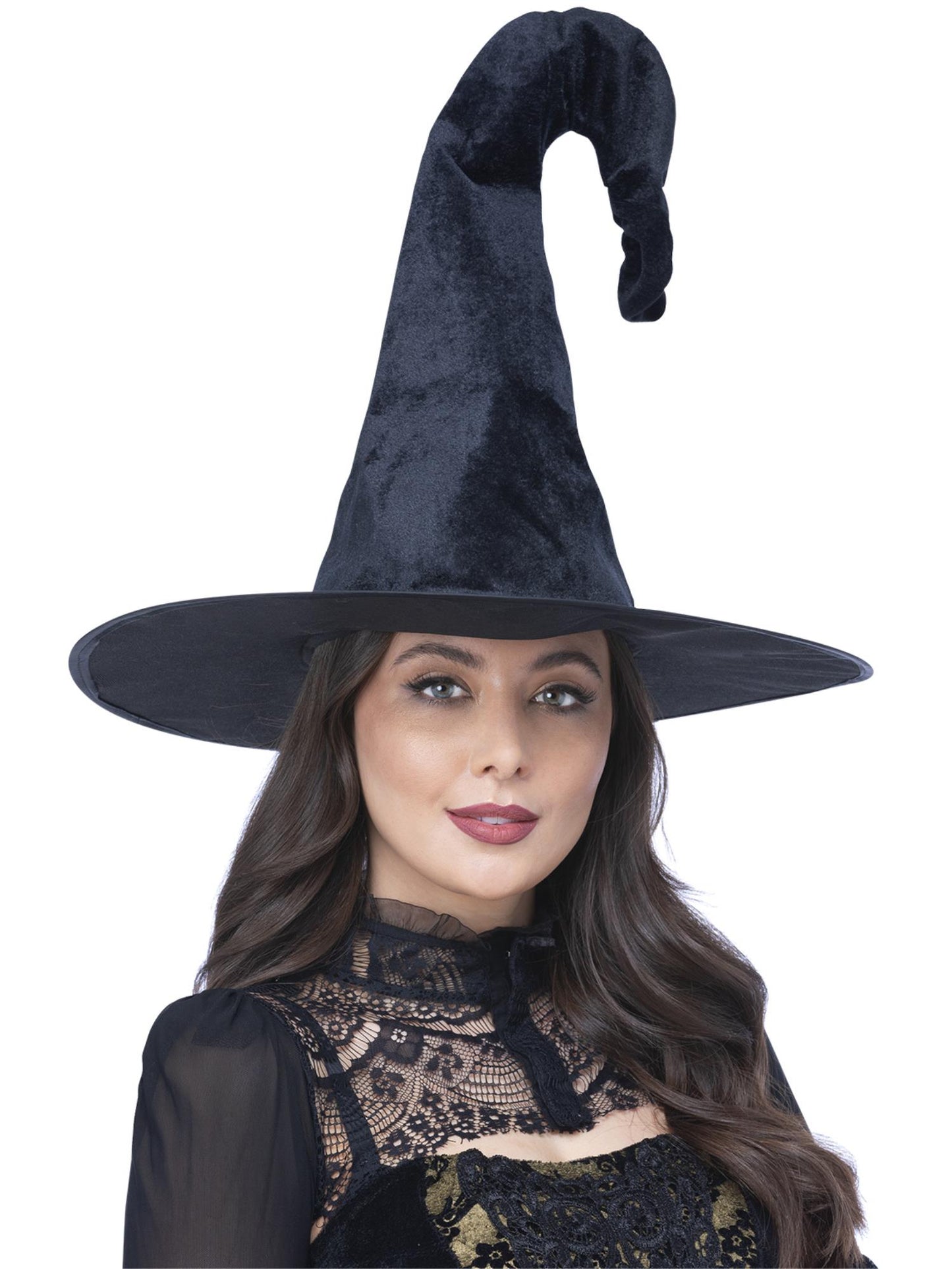 Smiffys Gothic Coven Witch Hat Hexenhut schwarz für Damen