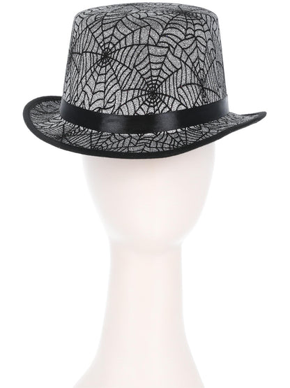 Smiffys GOTHIC Spider Web Top Hat für Unisex