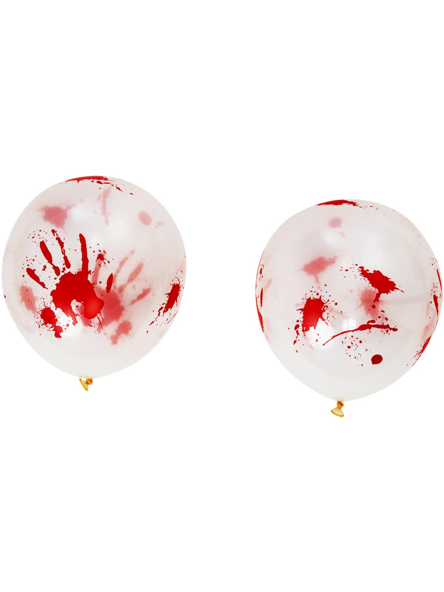 Smiffys Bloody Balloons 30 cm, 8 transparente Horror-Luftballons