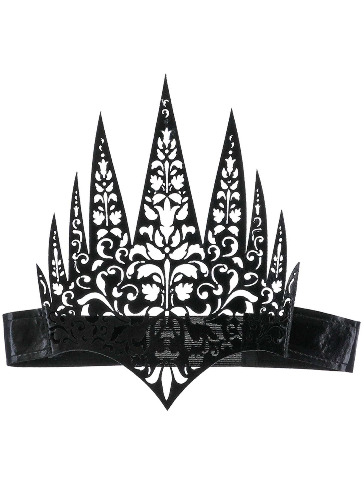 Smiffys Black Filigree Queen Crown Headband HA für Damen