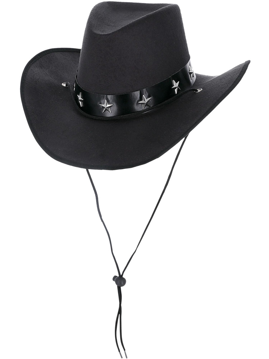 Smiffys Black Western Cowboy Hat für Unisex