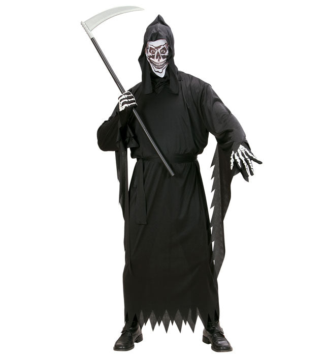 Zerlegbare Sense 102 cm als Kostümzubehör für Halloween und Fasnacht