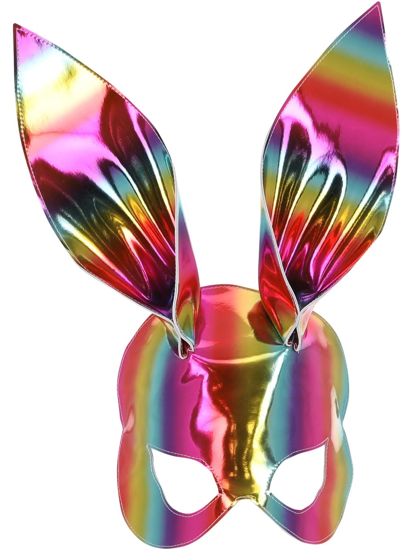 Smiffys Rainbow Metallic Bunny Mask für Damen