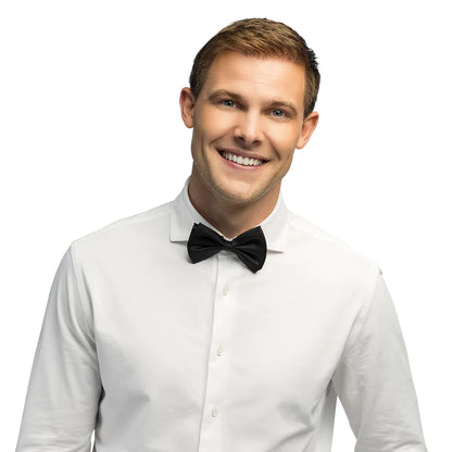Boland Deluxe Basic Schwarze Fliege für Herren – Detailansicht