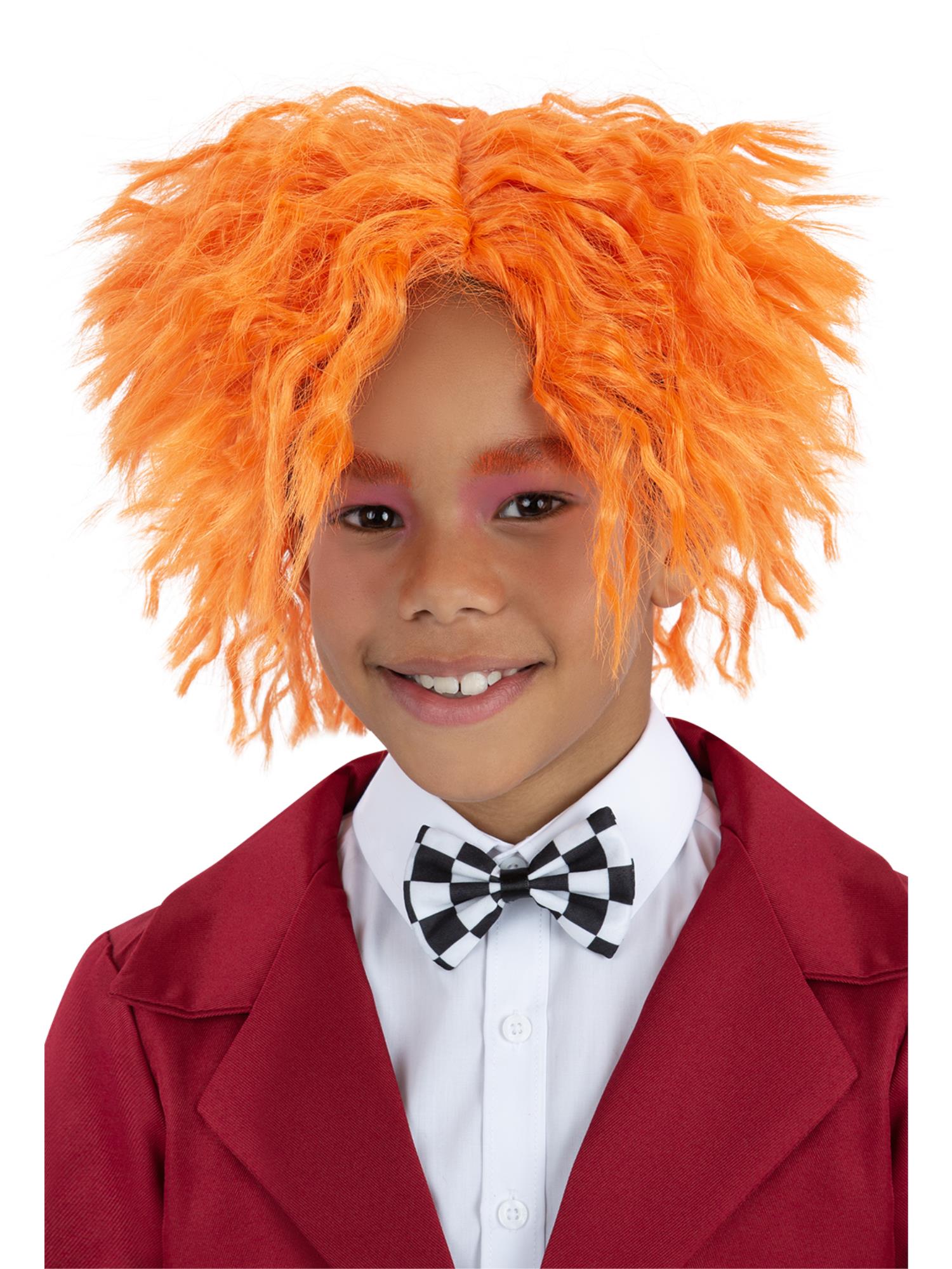 Smiffys Kids Mad Hatter Perücke orange für Kinder