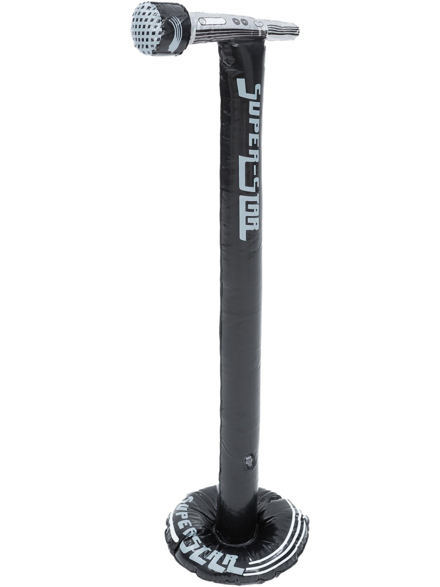 Smiffys aufblasbares Mikrofon mit Ständer 90 cm