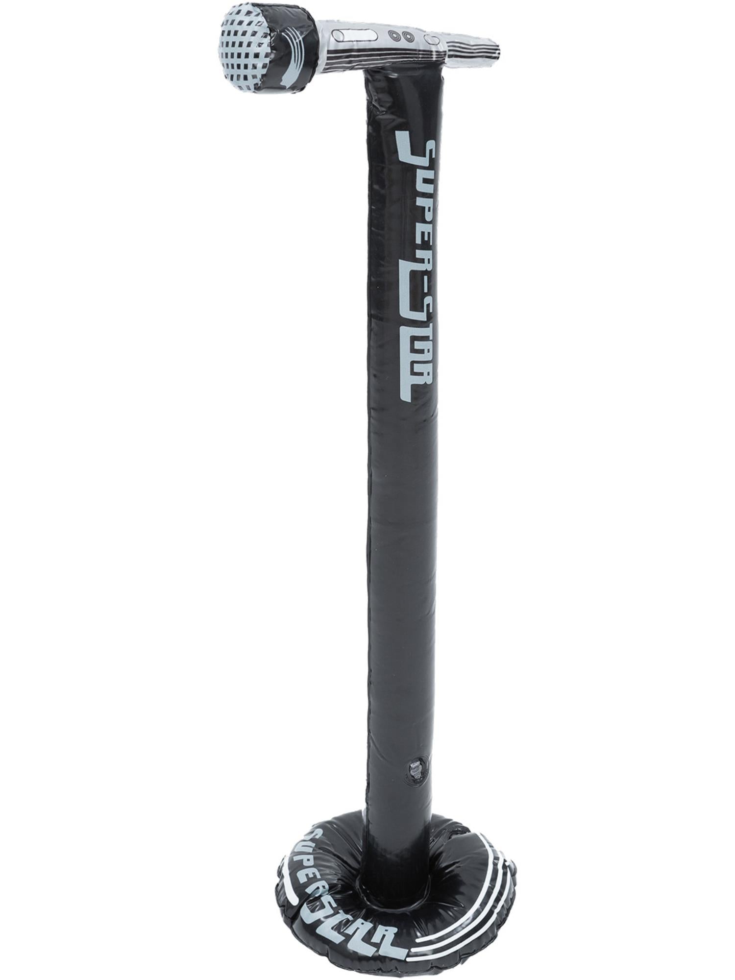Smiffys aufblasbares Mikrofon mit Ständer 90 cm