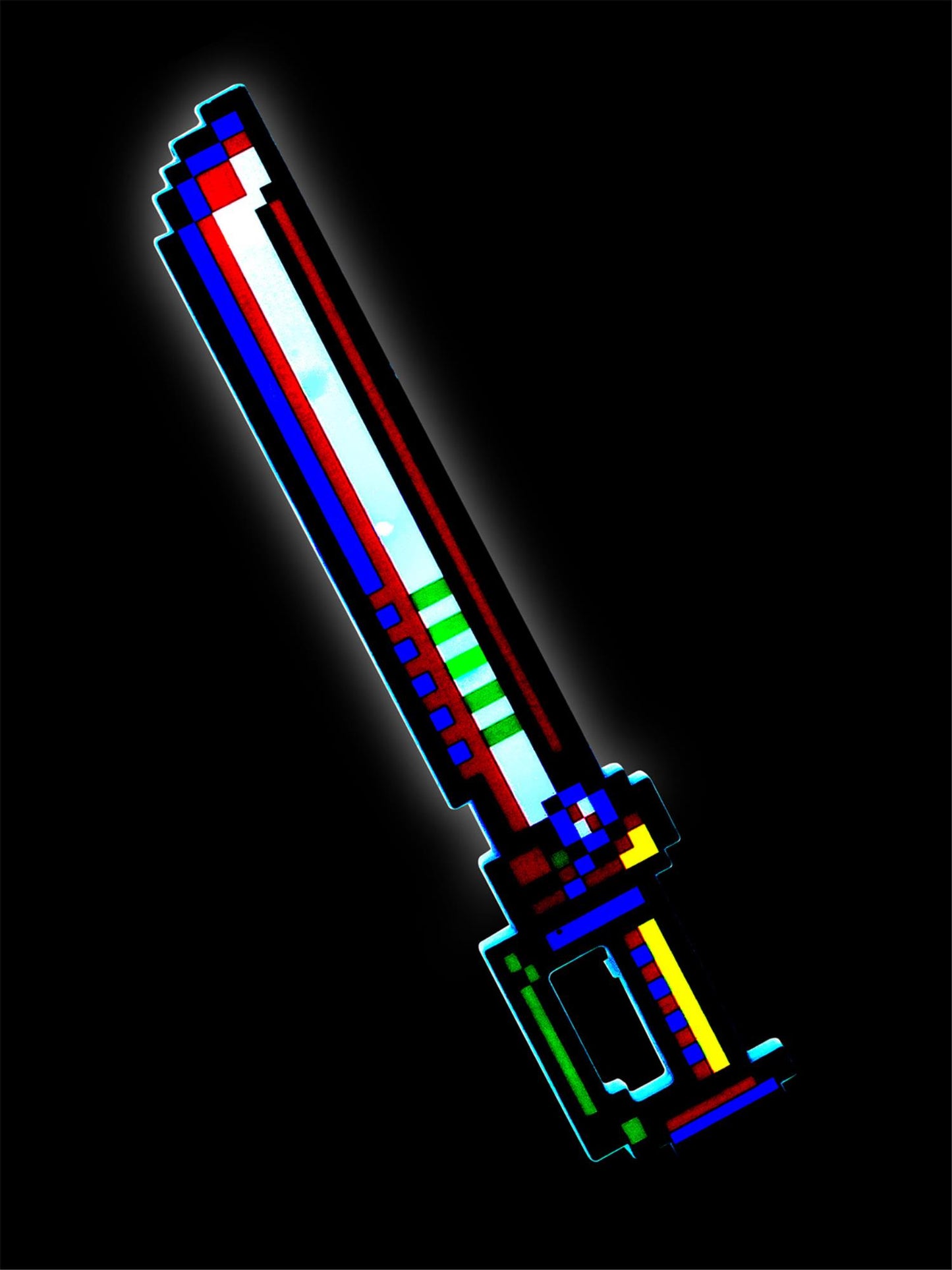 Smiffys 22" LED Light Up Pixel Cutlass Sword JN für Unisex
