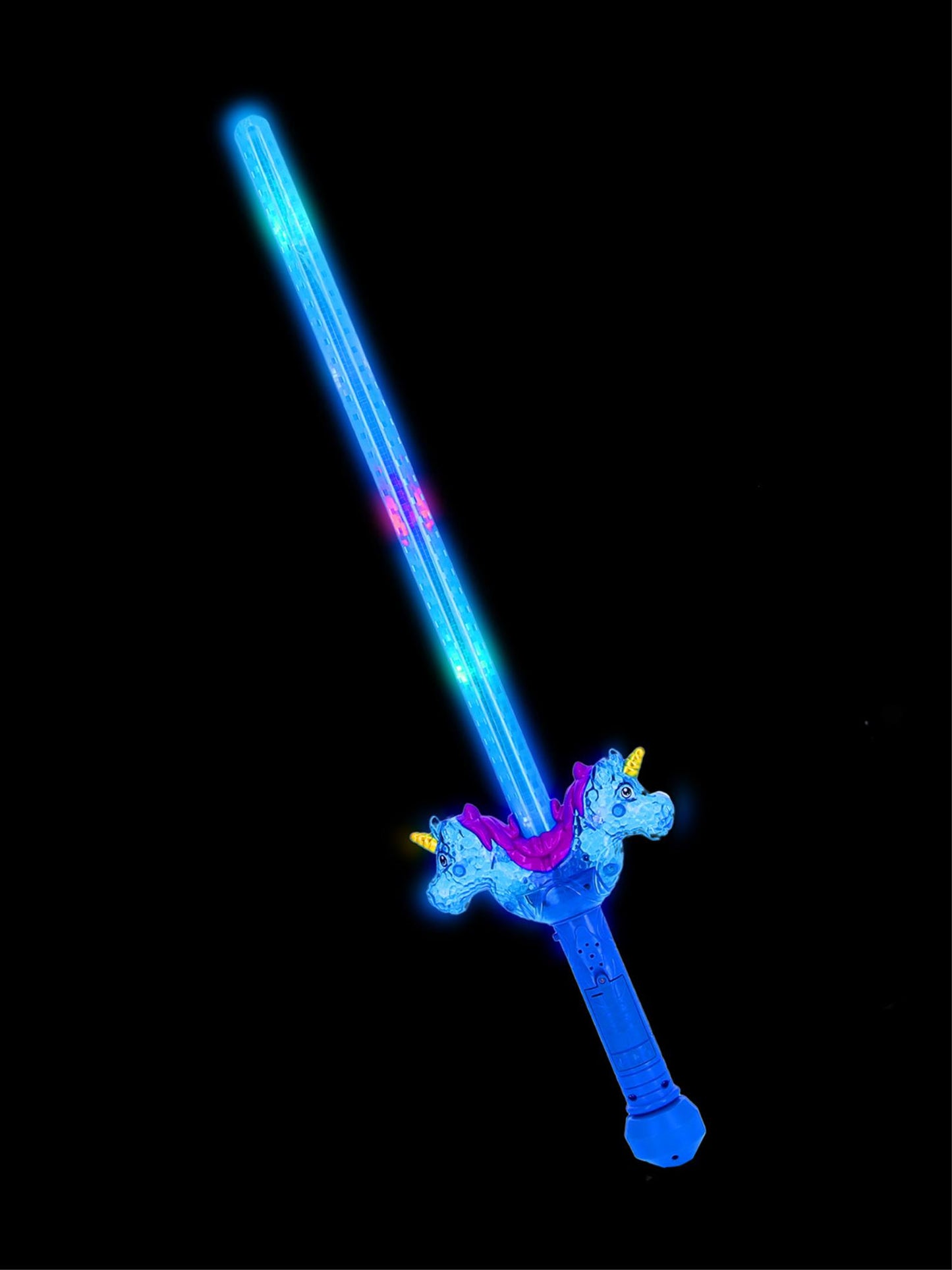Smiffys 26 Zoll LED-Einhornschwert mit Doppelmotiv für Kinder