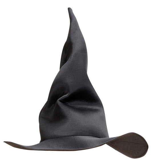 Modellierbarer schwarzer Hexenhut für Fasnacht und Halloween