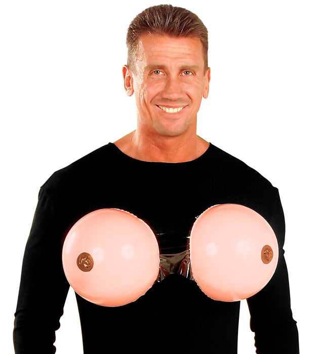 Set aus aufblasbarer überdimensionaler Brust und Hintern als Kostüm-Accessoire