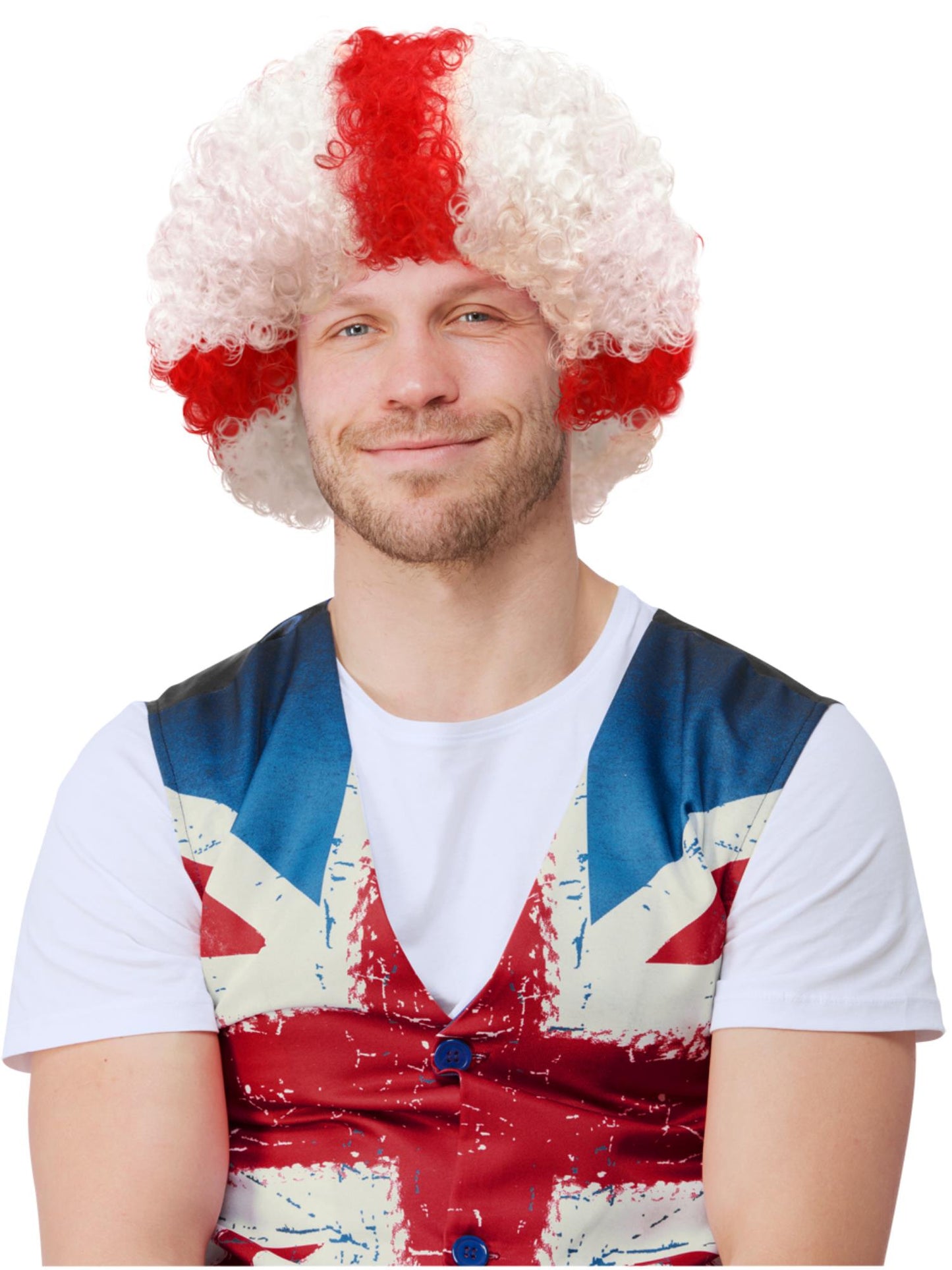 Smiffys England Afro Wig für Unisex