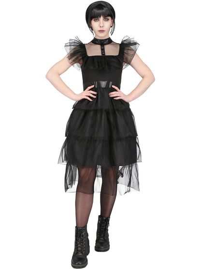 Smiffys GOTHIC GIR Adult Gothic Prom Costume CS für Damen