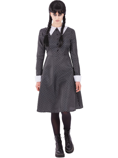 Smiffys GOTHIC GIR Adult Gothic School Mädchenkostüm CS für Damen