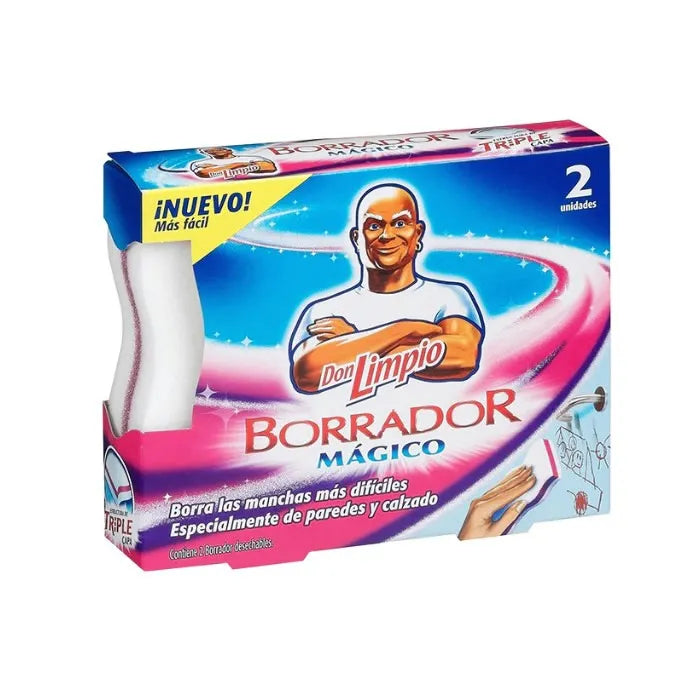 DON LIMPIO DON LIMPIO Magic Eraser 2er Pack Reinigungsschwämme Kosmetik