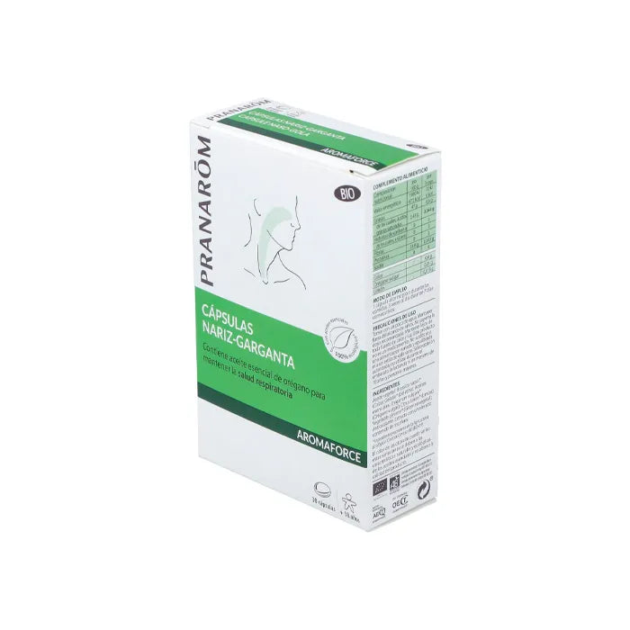 PRANARÔM PRANARÔM Aromaforce Kapseln für Nasen- und Rachenraum 30 Stück Kosmetik