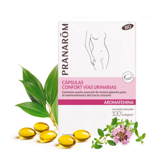 PRANARÔM PRANARÔM AromaFemina Urinary Tract Comfort 30 Kapseln Nahrungsergänzung Kosmetik