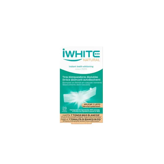 IWHITE IWHITE Natural Whitening Strips 28 Stück Zahnaufhellungsstreifen Kosmetik