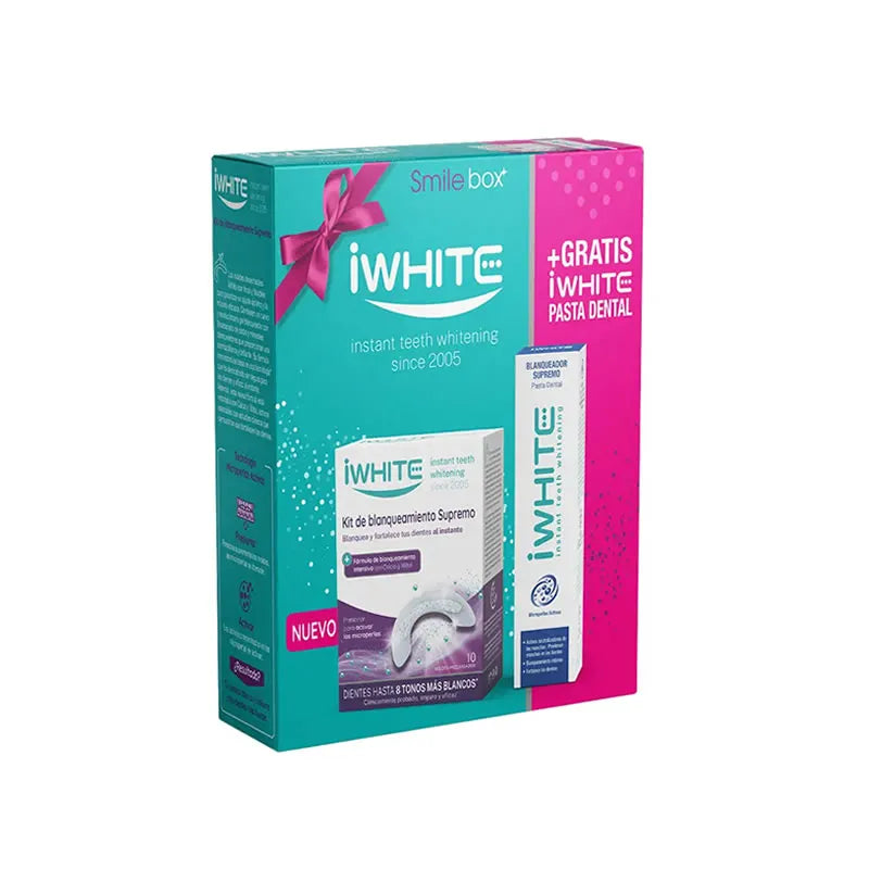 IWHITE IWHITE Supreme Whitening Set 2 Teile Zahnpflege Set Kosmetik