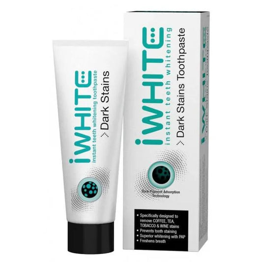 IWHITE IWHITE Dark Stains Zahnpasta 75 ml mit Bürste Set Kosmetik