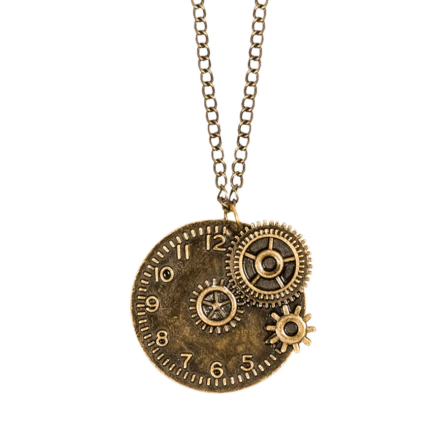 Boland Steampunk Halskette mit Uhren Medaillon – Produktansicht