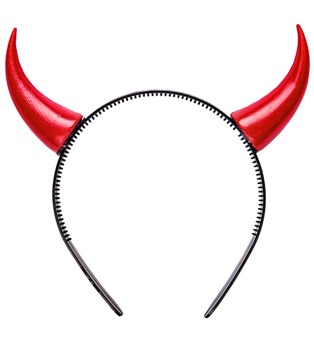 Rote Teufelshörner als Halloween- und Fasnacht-Accessoire