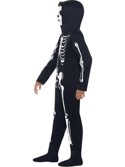 Smiffys Skeleton Costume, Black CS für Unisex