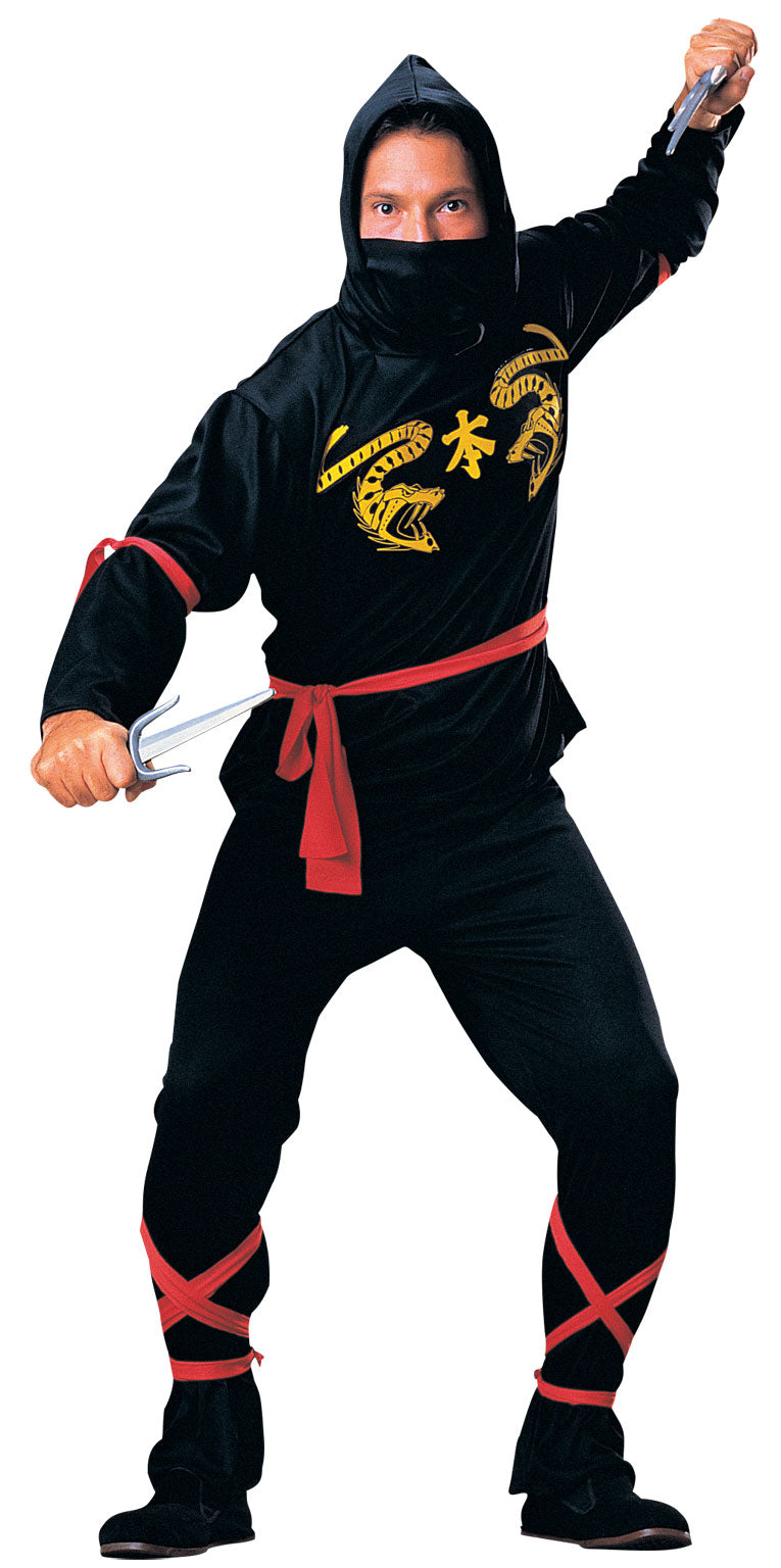 Rubies Ninja Kostüm für Erwachsene für Herren