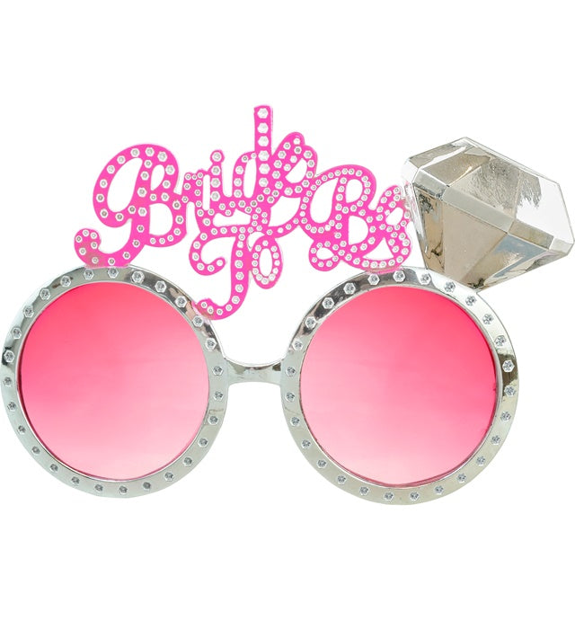 Bride to Be Brille mit auffälligem Schriftzug für Junggesellinnenabschied