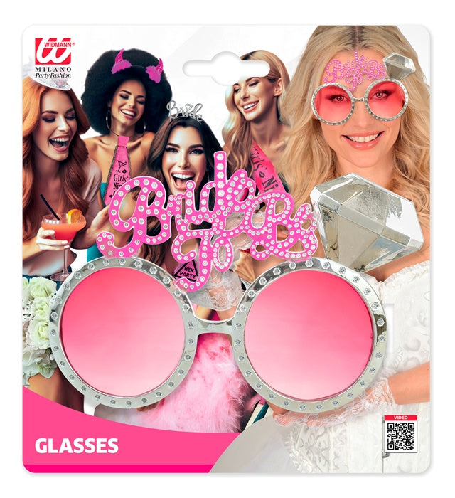 Bride to Be Brille mit auffälligem Schriftzug für Junggesellinnenabschied