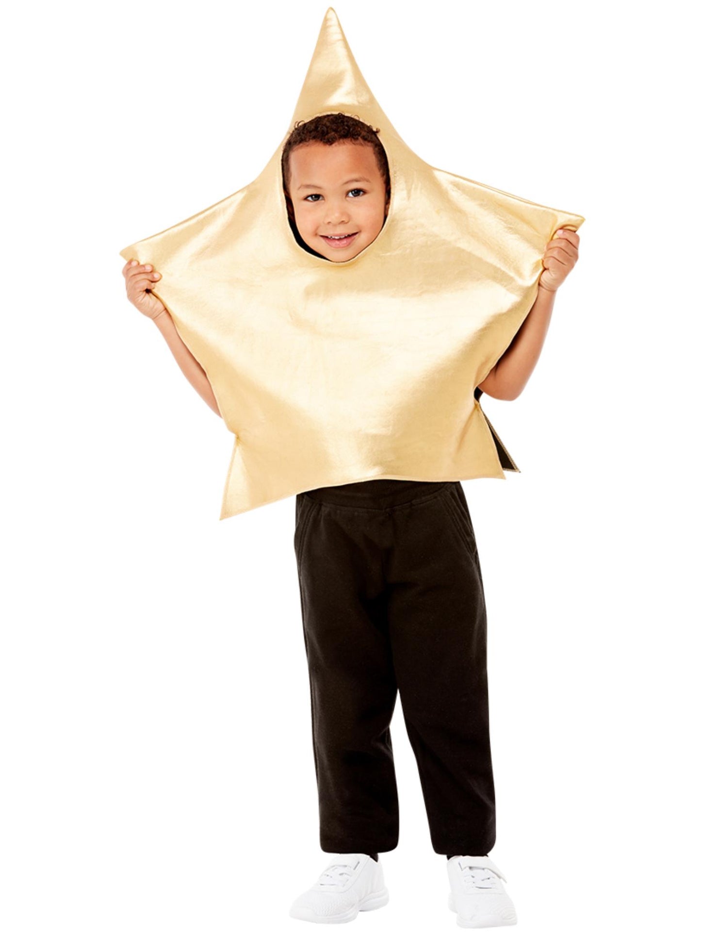 Smiffys Christmas Shining Star Kostüm gold für Kleinkinder 3-4 Jahre