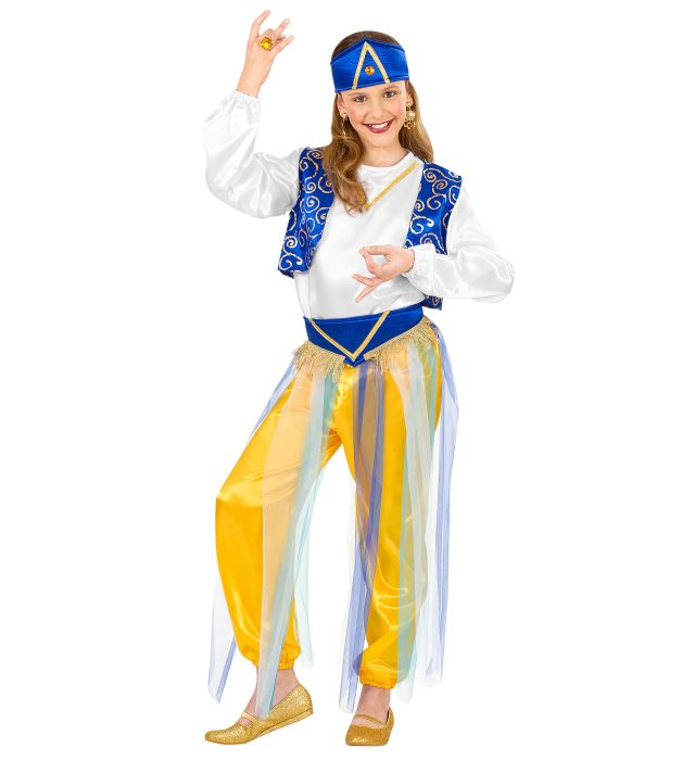 Arabische Prinzessin Kostüm mit Bluse, Weste, Hose und Kopfbedeckung