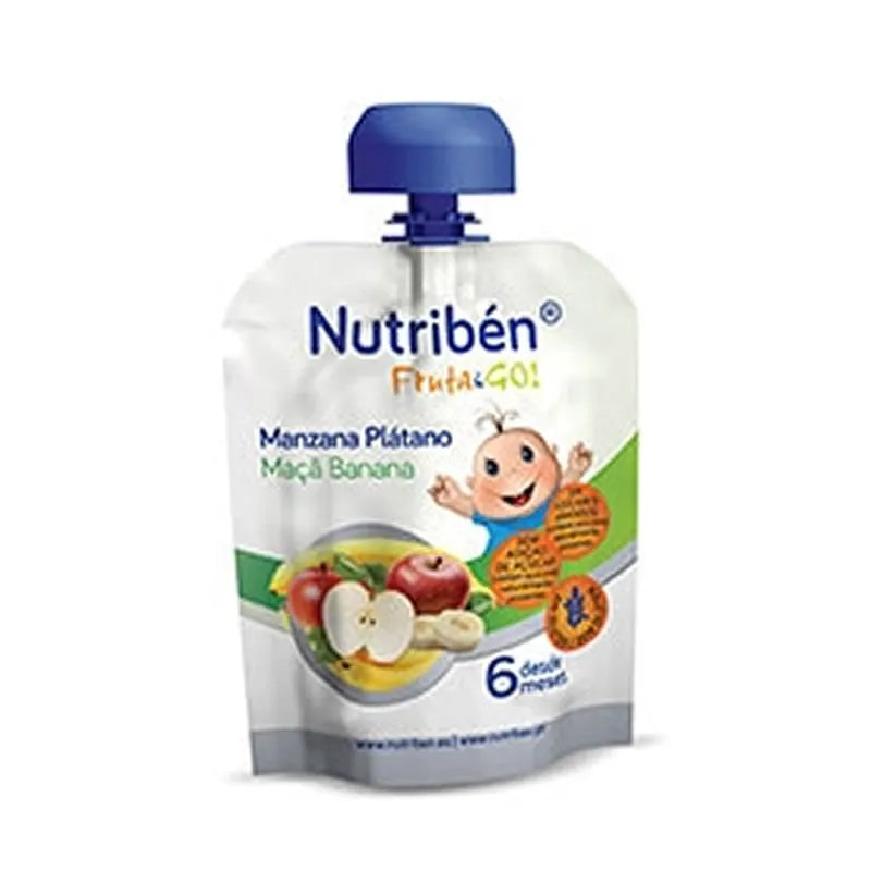 NUTRIBEN NUTRIBEN Fruit & Go Apfel und Banane 90 g Kosmetikprodukt