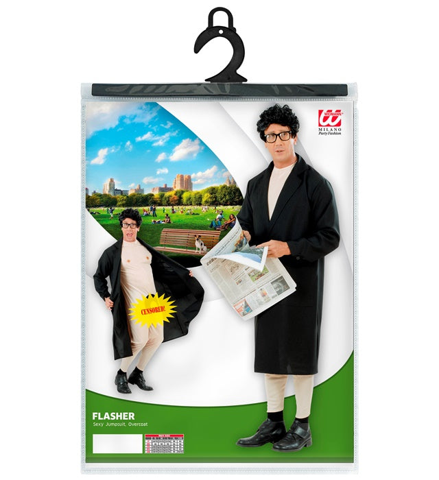 Sexy Overall mit Mantel als Fasnacht-Kostüm für Damen