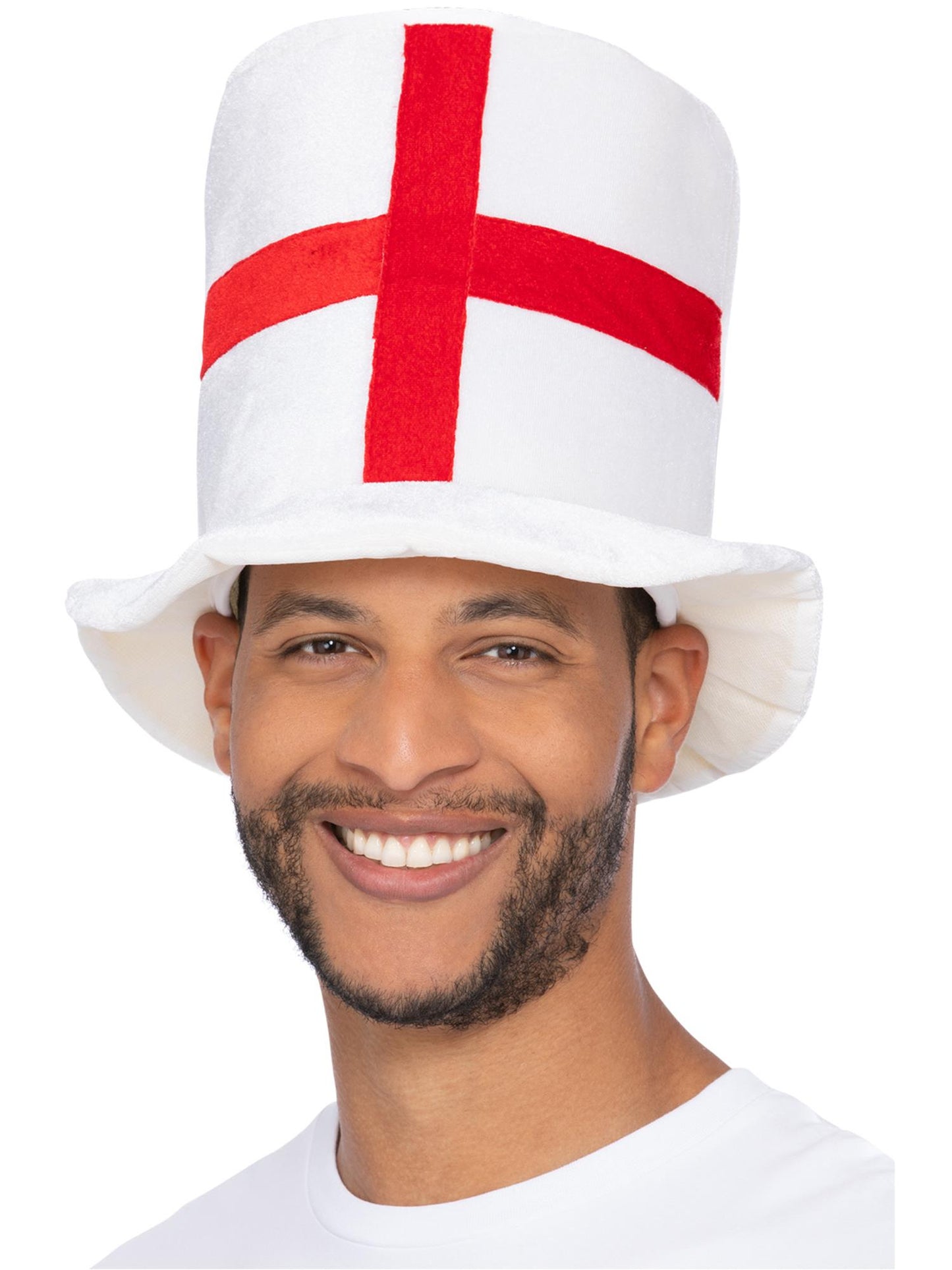 Smiffys England Flag Top Hat für Erwachsene – Unisex England-Flaggen-Zylinder