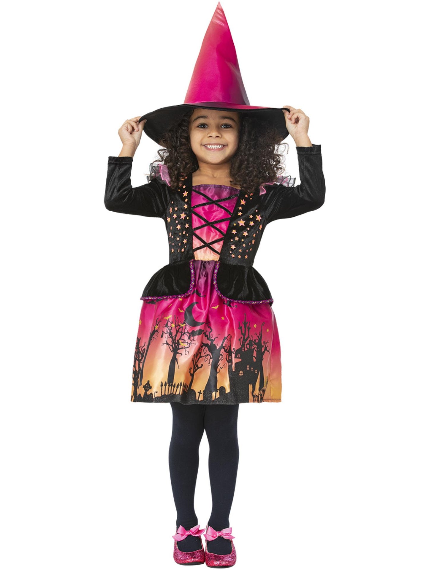 Smiffys Sunset Witch Costume CS für Mädchen