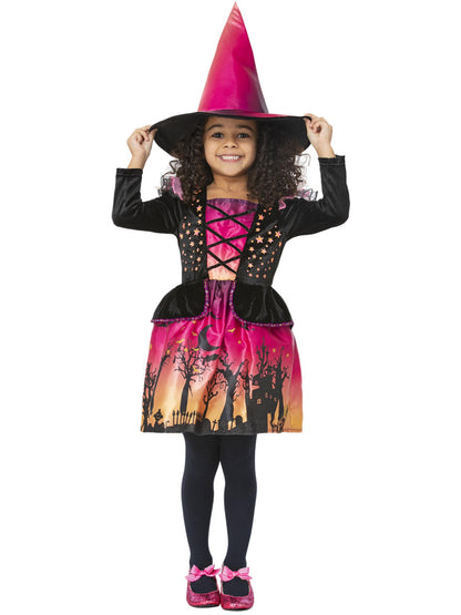 Smiffys Sunset Witch Costume CS für Mädchen
