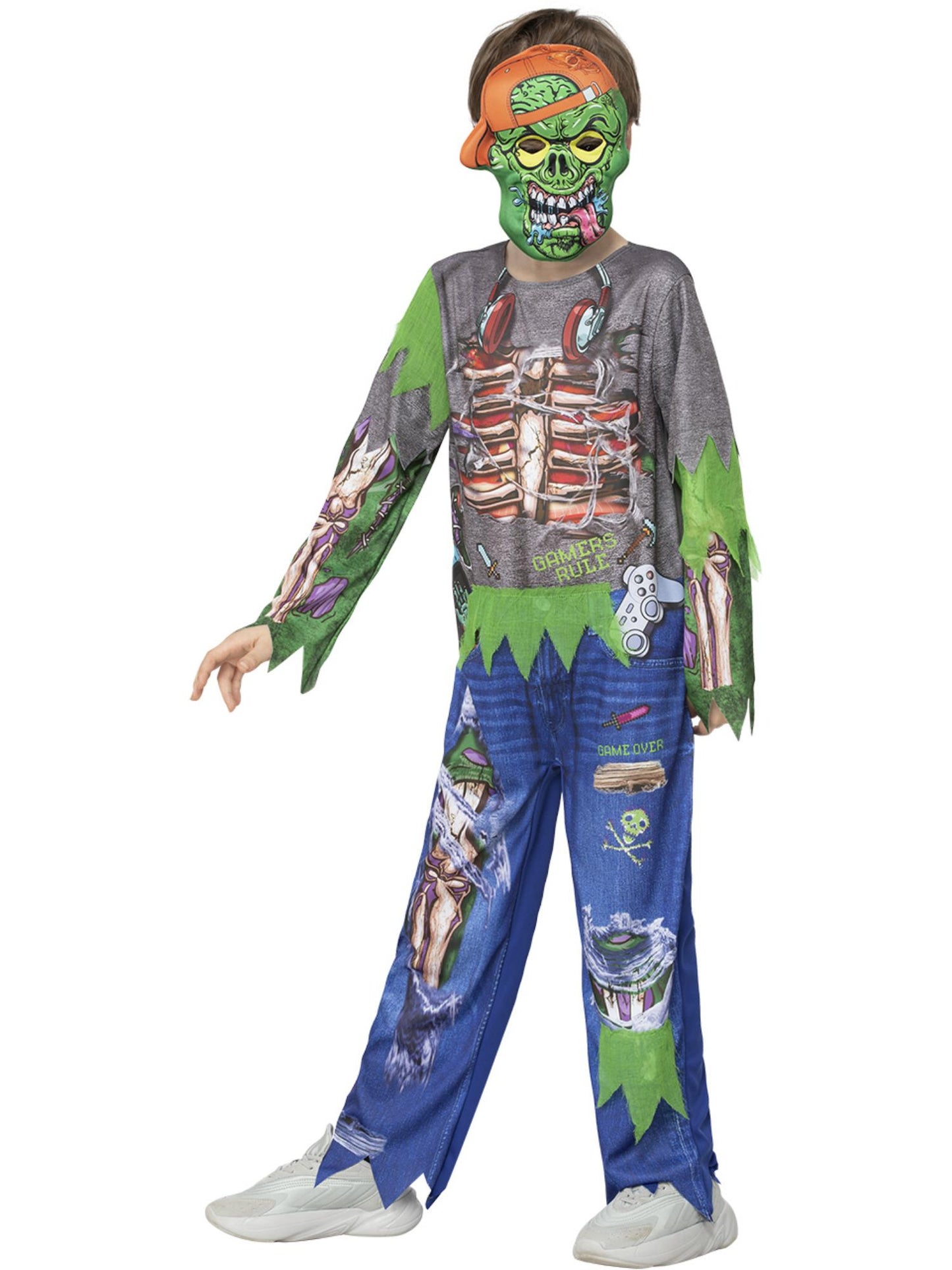 Smiffys Zombie Gamer Costume CS für Jungen