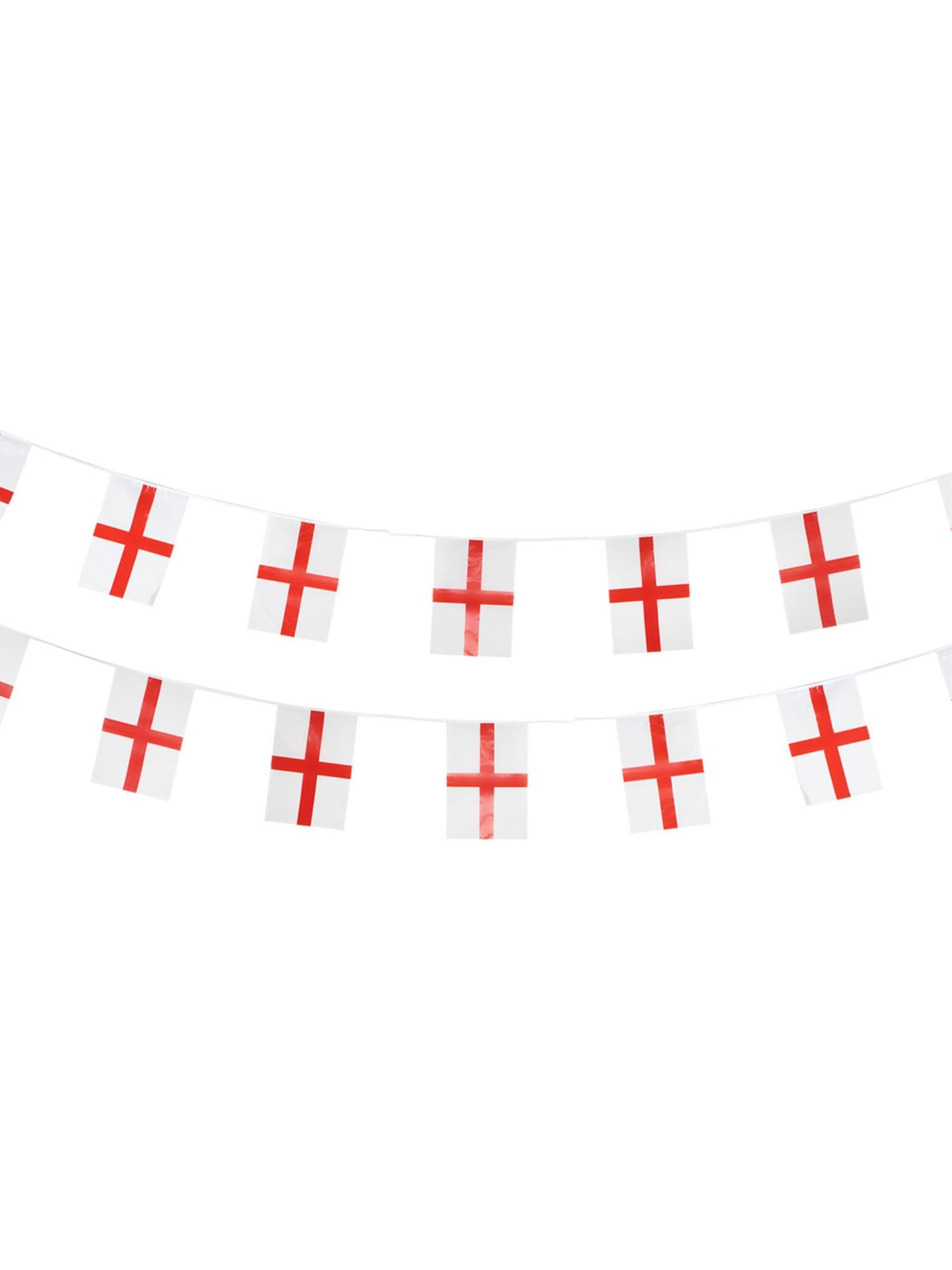 Smiffys England-Flaggen-Girlande rechteckig aus Kunststoff, 10 m
