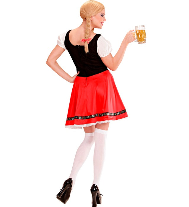BAYERIN Dirndlkleid in traditionellem Design für Fasnacht und Karneval